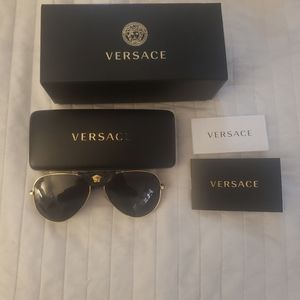 Versace aviator sunglasses